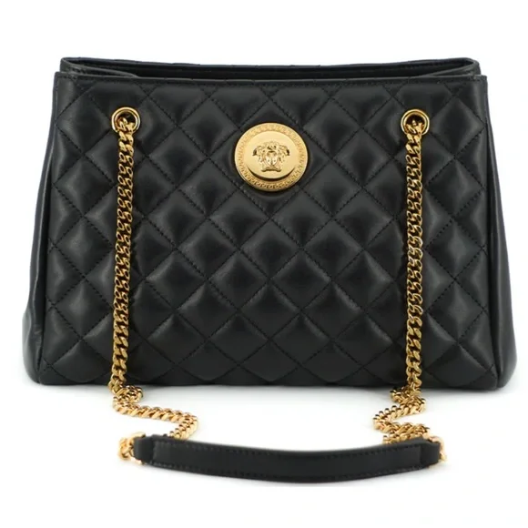 💕Host Pick💕 Versace Nappa Leather Medusa Tote Handbag - Picture 1 of 10